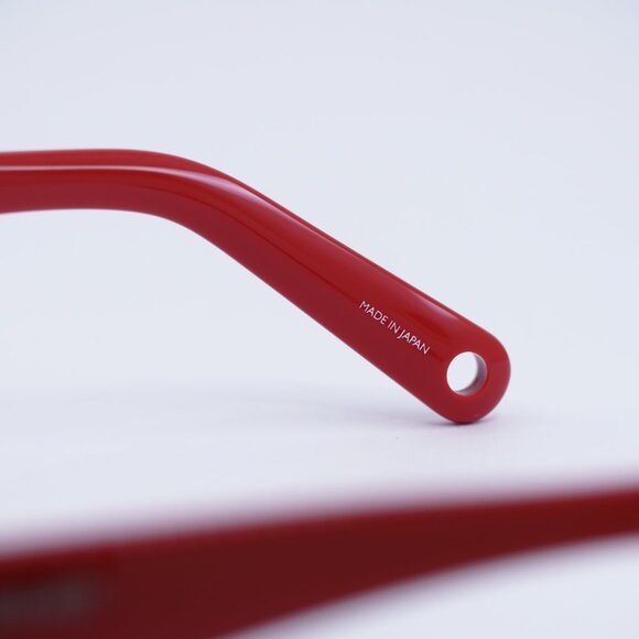 Jacquemus SALON JAC/62 C4 Sunglasses Red Rectangle Frame, Grey Lenses main image 6